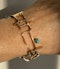 Ole Lynggaard 14k gold & Turquoise cuff - image 3