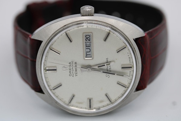 Omega Seamaster Cosmic 166.036 Turler signed Dial - image 9