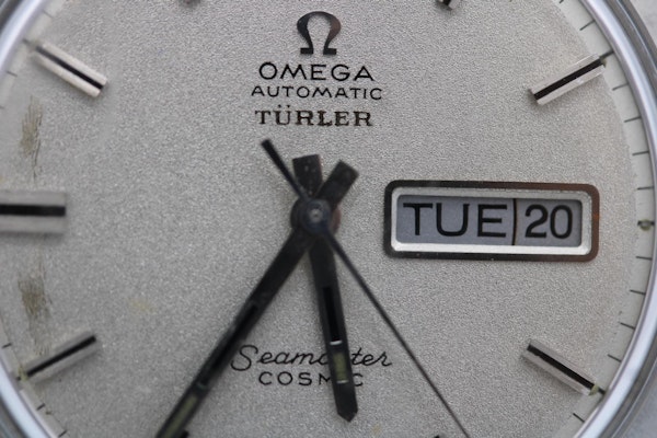 Omega Seamaster Cosmic 166.036 Turler signed Dial - image 6