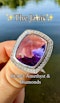 10.32ct Amethyst & Diamond Ring - image 8