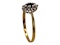 9 ct. sapphire and diamond vintage cluster ring - image 4
