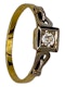 Russian solitaire diamond ring in 14 ct. gold - image 2