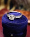 Downstairs at Grays: A very fine 18 ct White Gold Diamond  Solitaire Ring, 0.66 Carats Approximately, with shoulder settings of 0.18 Carats (stamped) of Modified Step Cut Diamonds.  Preowned - image 2