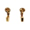 Vintage Ruby, Diamond and Gold Channel Set Earrings, 1995 - image 1