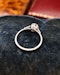 Downstairs at Grays: A very Fine 0.50 Carat, E Colour, VS1 Clarity Diamond Solitaire Ring, set in Platinum (stamped), with Diamond Set Shoulders. Circa  1950-1960 - image 2