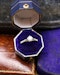 Downstairs at Grays: A very fine Platinum Solitaire Diamond Ring Circa 1959 - image 1