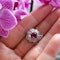 Art Deco Ruby, Diamond and Platinum Clasp, Circa 1930 - image 2