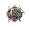 Art Deco Ruby, Diamond and Platinum Clasp, Circa 1930 - image 7