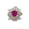 Art Deco Ruby, Diamond and Platinum Clasp, Circa 1930 - image 3