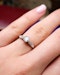 A very fine Platinum (marked) Diamond Solitaire Ring, centrally "Raised Claw Set" with one "Old Round Cut" Diamond of approximately 0.35 Carats. Circa 1925 - image 2