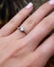 Downstairs at Grays: An 18ct Yellow Gold &  Platinum, Diamond Solitaire Ring. Circa  1930 - image 3