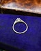 Downstairs at Grays: An 18ct Yellow Gold &  Platinum, Diamond Solitaire Ring. Circa  1930 - image 4