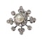 Antique Pearl, Diamond and Silver Upon Gold Brooch-Cum-Pendant, Circa 1890 - image 9