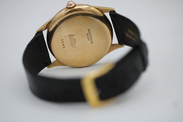 Baume and Mercier Vintage 18ct Gold Pink Dial Fully Serviced Upon Sale - image 14