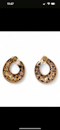 Lovely Cartier Style Diamond Sapphire 18ct gold Earrings, Deco&Vintage,stand 324 - image 6