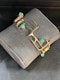 Ole Lynggaard 14k gold & Turquoise cuff - image 4