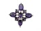 Russian Amethyst Cross Pendant - image 2