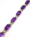Amethyst and diamond bracelet - image 2