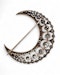 Large French diamond crescent - image 2