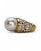 Bulgari pearl and diamond ring - image 2
