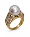 Bulgari pearl and diamond ring - image 1