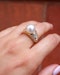 Bulgari pearl and diamond ring - image 5