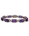 Amethyst and diamond bracelet - image 4
