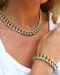 Lovely Two coloured 18ct Gold Set at Deco&Vintage Ltd - image 1