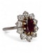 Lovely Ruby Diamond French Ring at Deco&Vintage Ltd - image 2