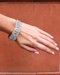 Art deco diamond and platinum bracelet - image 3