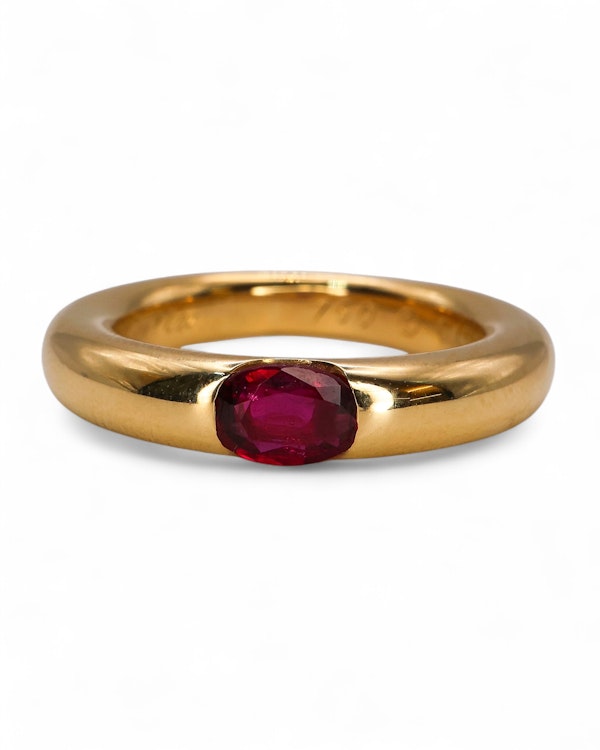 Cartier engagement/ versatile yellow gold ring - image 3