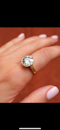 Lovely over 4 carats old mine cut diamond ring at Deco&Vintage Ltd - image 2