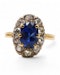 Lovely Victorian Sapphire diamond Ring at Deco&Vintage Ltd - image 2