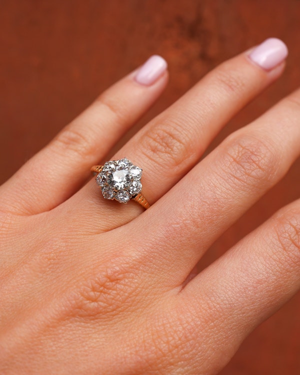 Lovely and Cute Edwardian Diamond Ring at Deco&Vintage Ltd - image 1