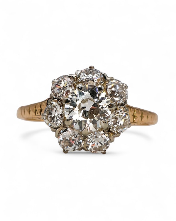 Lovely and Cute Edwardian Diamond Ring at Deco&Vintage Ltd - image 2