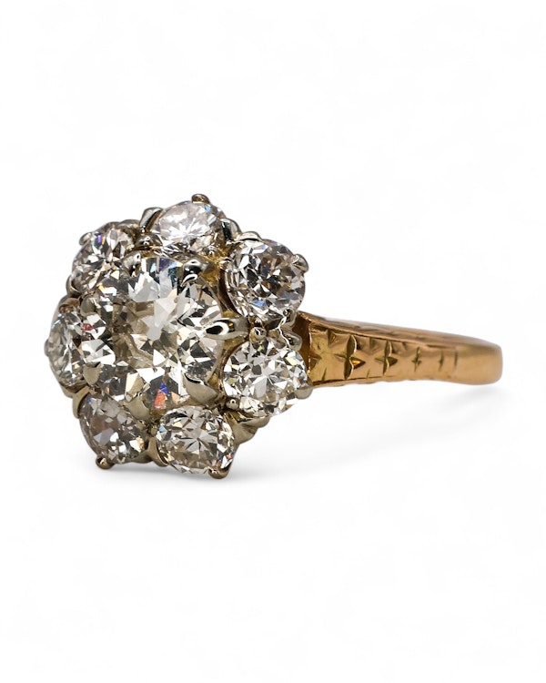 Lovely and Cute Edwardian Diamond Ring at Deco&Vintage Ltd - image 3