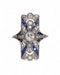 Lovely and Sweet Art Deco Sapphire Diamond Platinum Ring at Deco&Vintage Ltd - image 2
