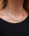 Lovely and Smart 18ct Yellow and White Gold Diamond Necklace at Deco&Vintage Ltd - image 1