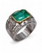 4.8ct Colombian Emerald Diamond Ring at Deco&Vintage Ltd - image 2