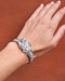 Beautiful 1950,s French Diamond Platinum Bracelet at Deco&Vintage Ltd - image 1
