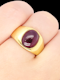 Antique garnet signet ring SKU: 8404 DBGEMS - image 3