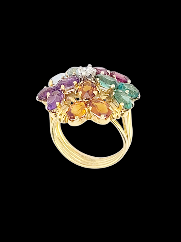 Harlequin gemset dress ring SKU: 8400 DBGEMS - image 1