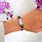Art Deco Cartier Diamond Platinum and Enamel Cocktail Watch, Circa 1930 - image 2