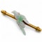 Victorian Tiffany & Co. Carved Jadeite Bird and Gold Brooch, Circa 1875 - image 3