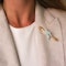 Victorian Tiffany & Co. Carved Jadeite Bird and Gold Brooch, Circa 1875 - image 4