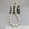 South Sea 13-16mm Cultured Pearl Necklace, natural colour, 14ct Yellow/White Clasp date circa 1980, SHAPIRO & Co since1979 - image 2