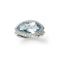Modern Aquamarine Diamond and Platinum Cluster Ring, 4.69ct - image 1
