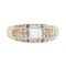 Vintage Emerald Cut Diamond Ring in 18ct Gold | c.1990s - image 1