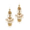 Antique Citrine & Pearl 15t Gold Chandelier Earrings | Italian c.1820s - image 1