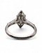 Sophisticated art deco style marquise engagement ring - image 1
